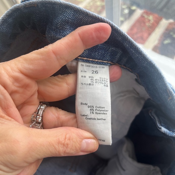 MOUSSY VINTAGE "Hammond" jeans in light wash distressed denim . - Picture 10 of 12